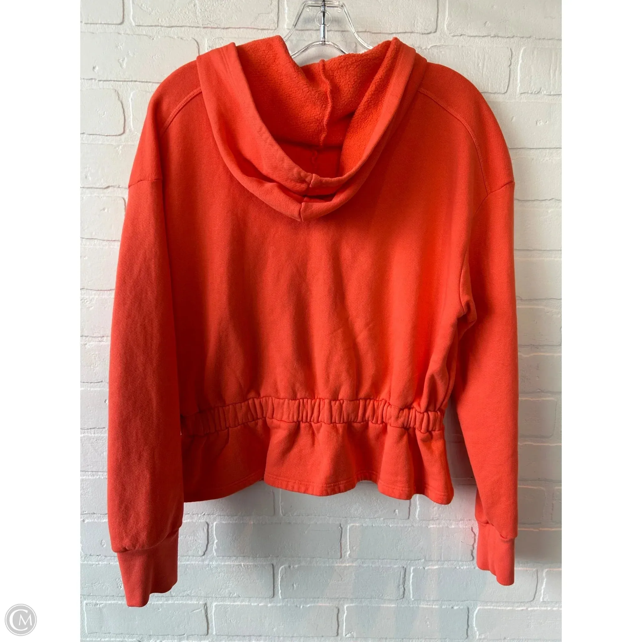 Sweatshirt Hoodie By Sundry In Orange, Size: S