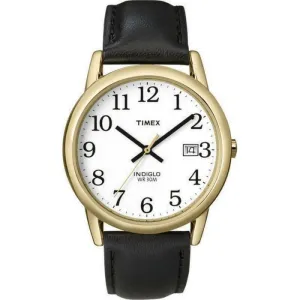 Timex Indiglo Easy Reader Gold Plated Mens Watch T2H291