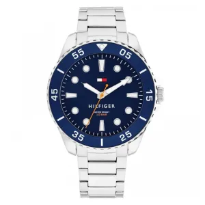 Tommy Hilfiger Blue Dial Stainless Steel Mens Watch 1792202