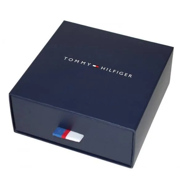 Tommy Hilfiger Brown Leather Mens Bracelet 2790055