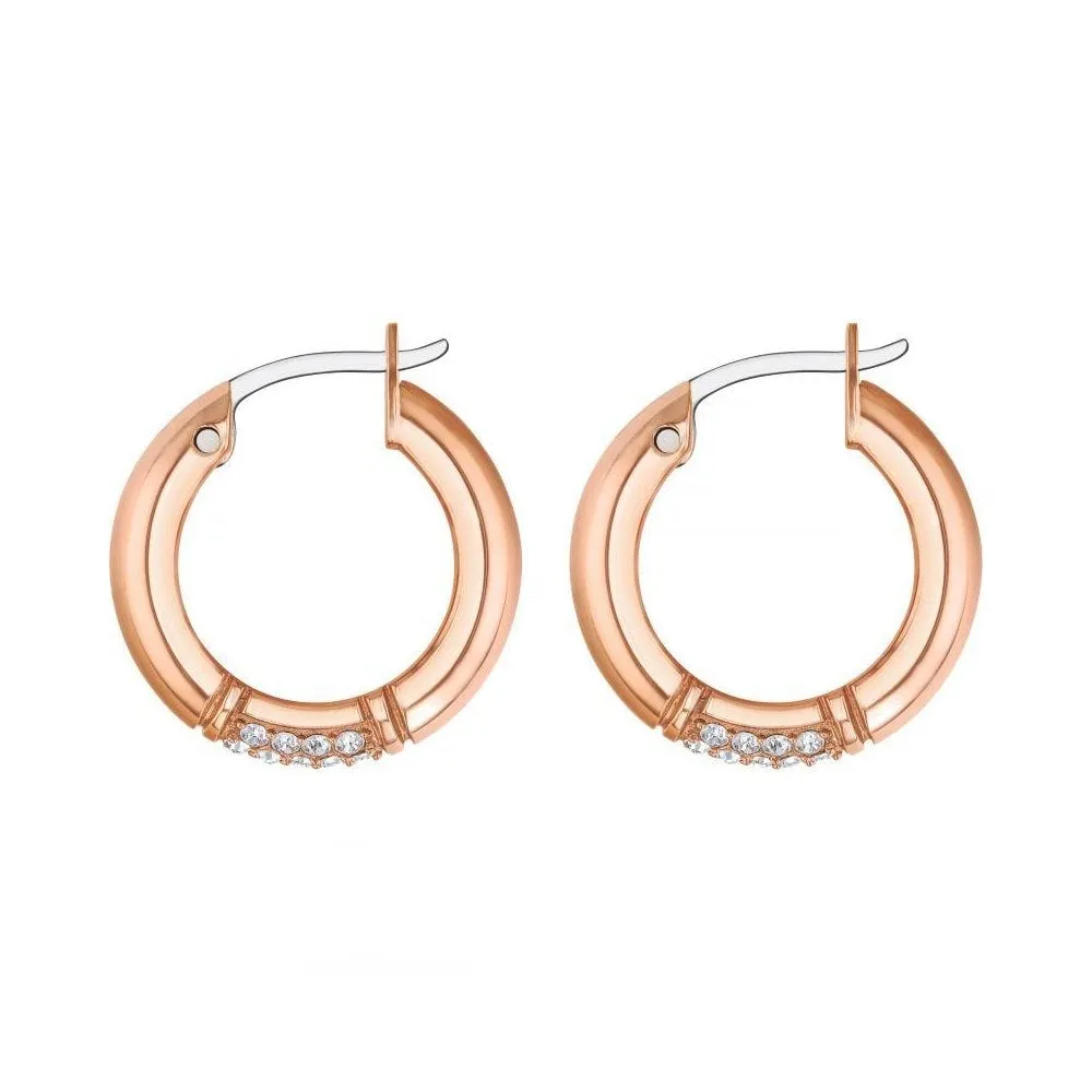 Tommy Hilfiger Crystal Set Ladies Hoop Earrings 2780213