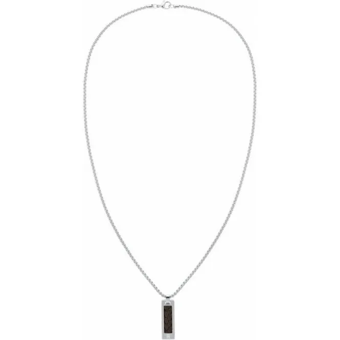 Tommy Hilfiger Dog Tag Mens Necklace 2790492