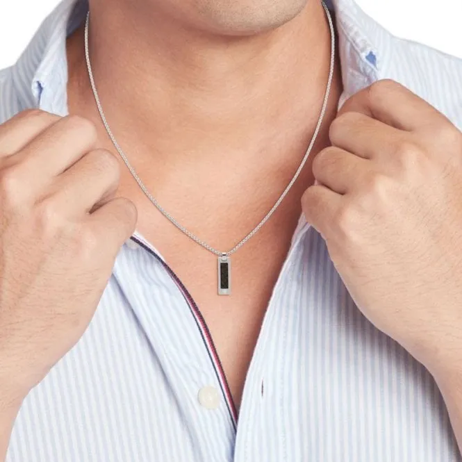 Tommy Hilfiger Dog Tag Mens Necklace 2790492