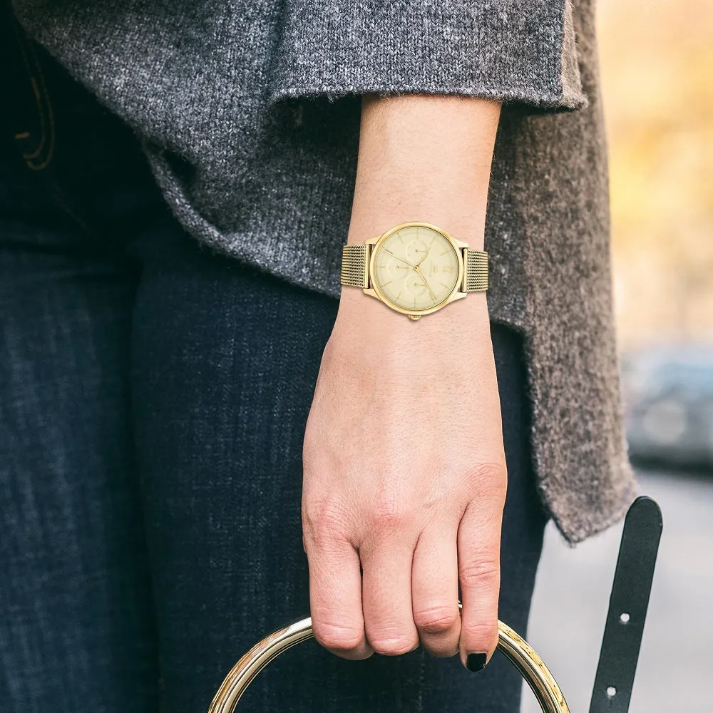 Tommy Hilfiger Gold Plated Ladies Watch 1782458
