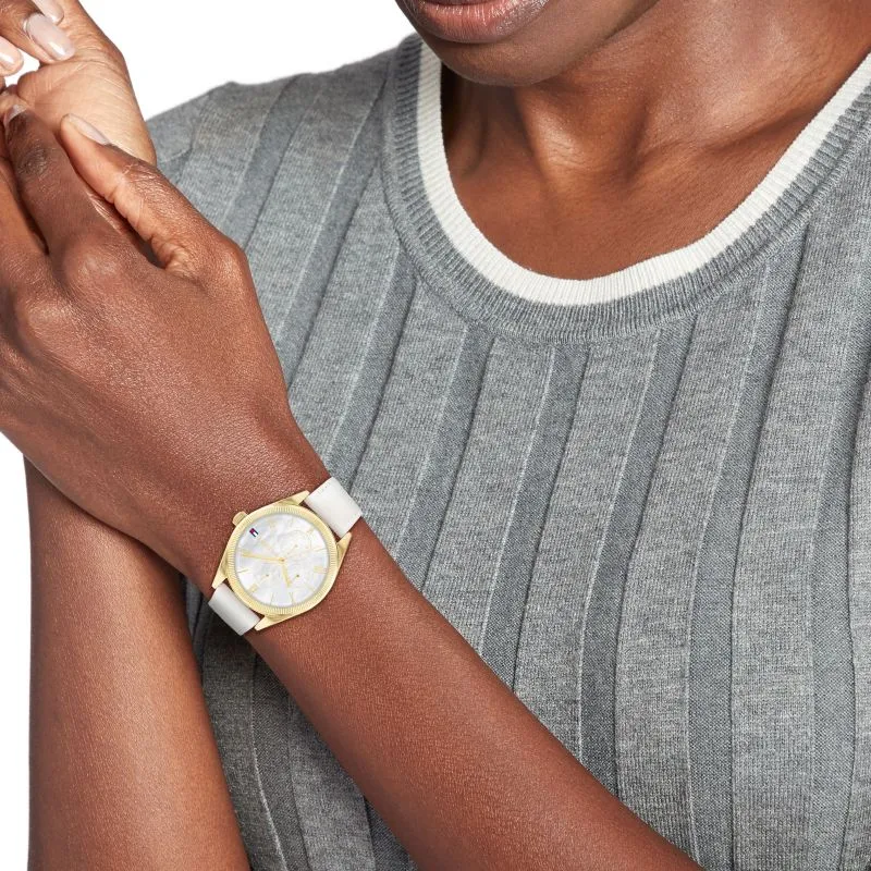 Tommy Hilfiger Ladies Leather Strap Watch 1782594