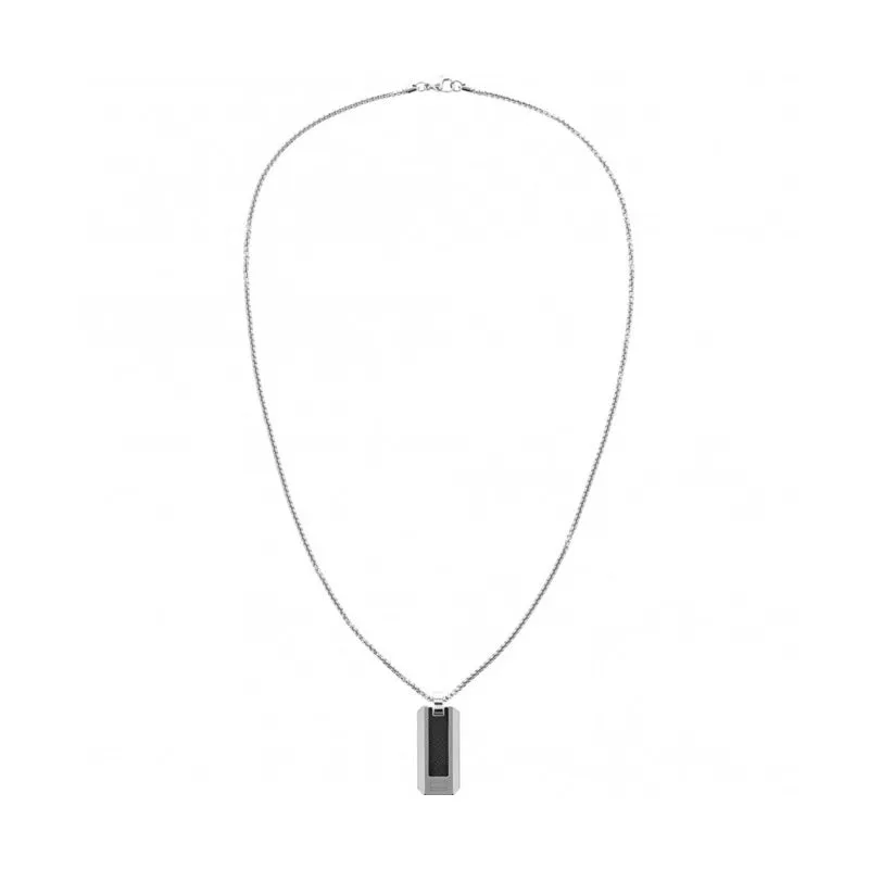 Tommy Hilfiger Logo Tag Mens Necklace 2790354