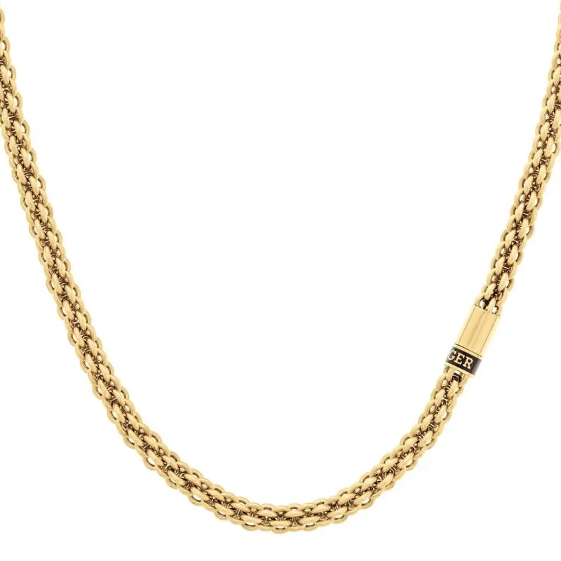 Tommy Hilfiger Mens Gold Plated Chain Necklace 2790525