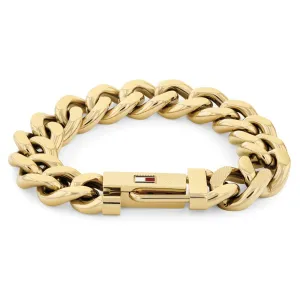 Tommy Hilfiger Mens Gold Plated Link Bracelet 2790638