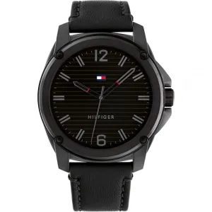 Tommy Hilfiger Mens Leather Strap Watch 1710485