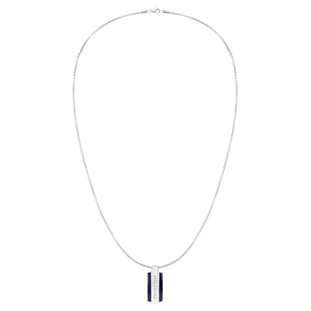 Tommy Hilfiger Mens Parker Dog Tag Necklace 2790599