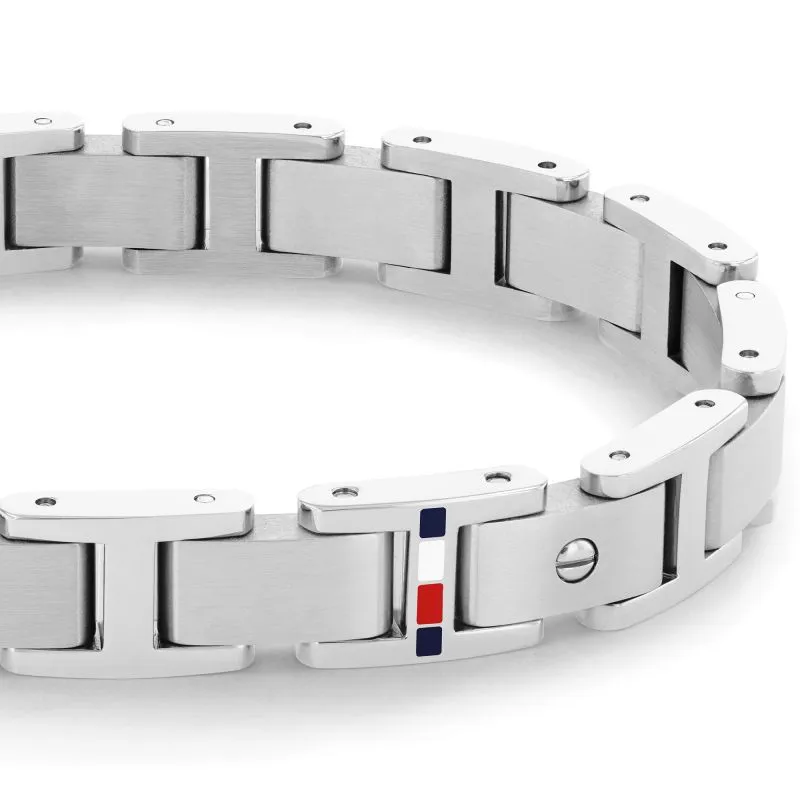 Tommy Hilfiger Mens Stainless Steel Link Bracelet 2790393