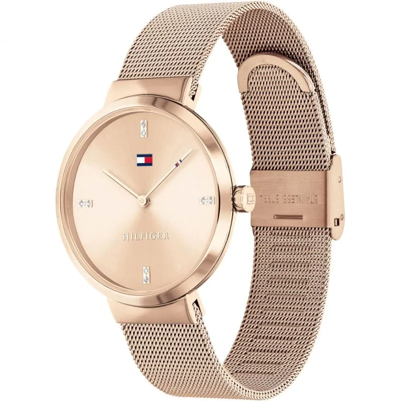 Tommy Hilfiger Rose Gold Plated Ladies Watch 1782218