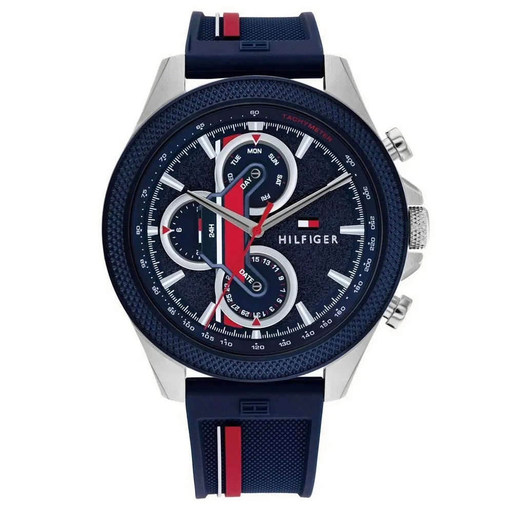 Tommy Hilfiger Silicone Strap Mens Watch 1792083