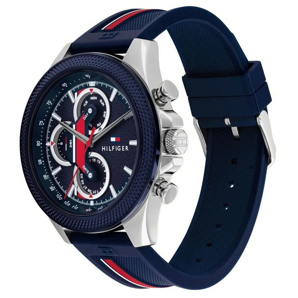 Tommy Hilfiger Silicone Strap Mens Watch 1792083