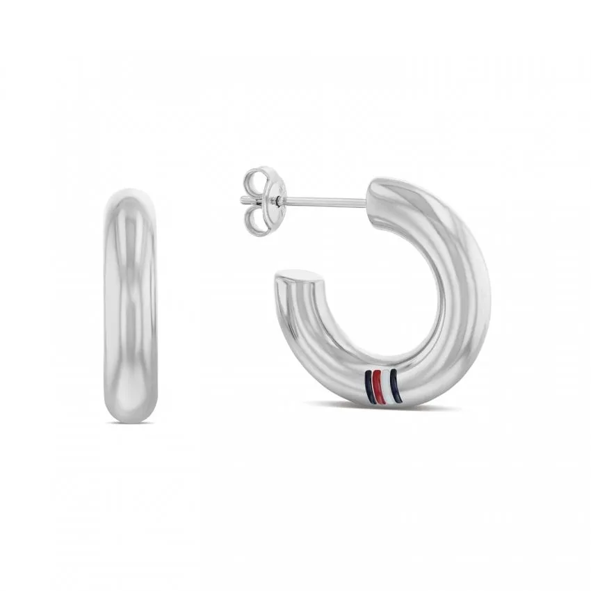 Tommy Hilfiger Stainless Steel Ladies Hoop Earrings 2780948