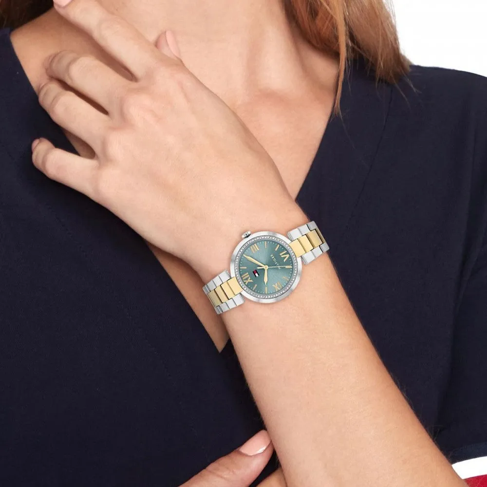 Tommy Hilfiger Two Tone Ladies Bracelet Watch 1782680