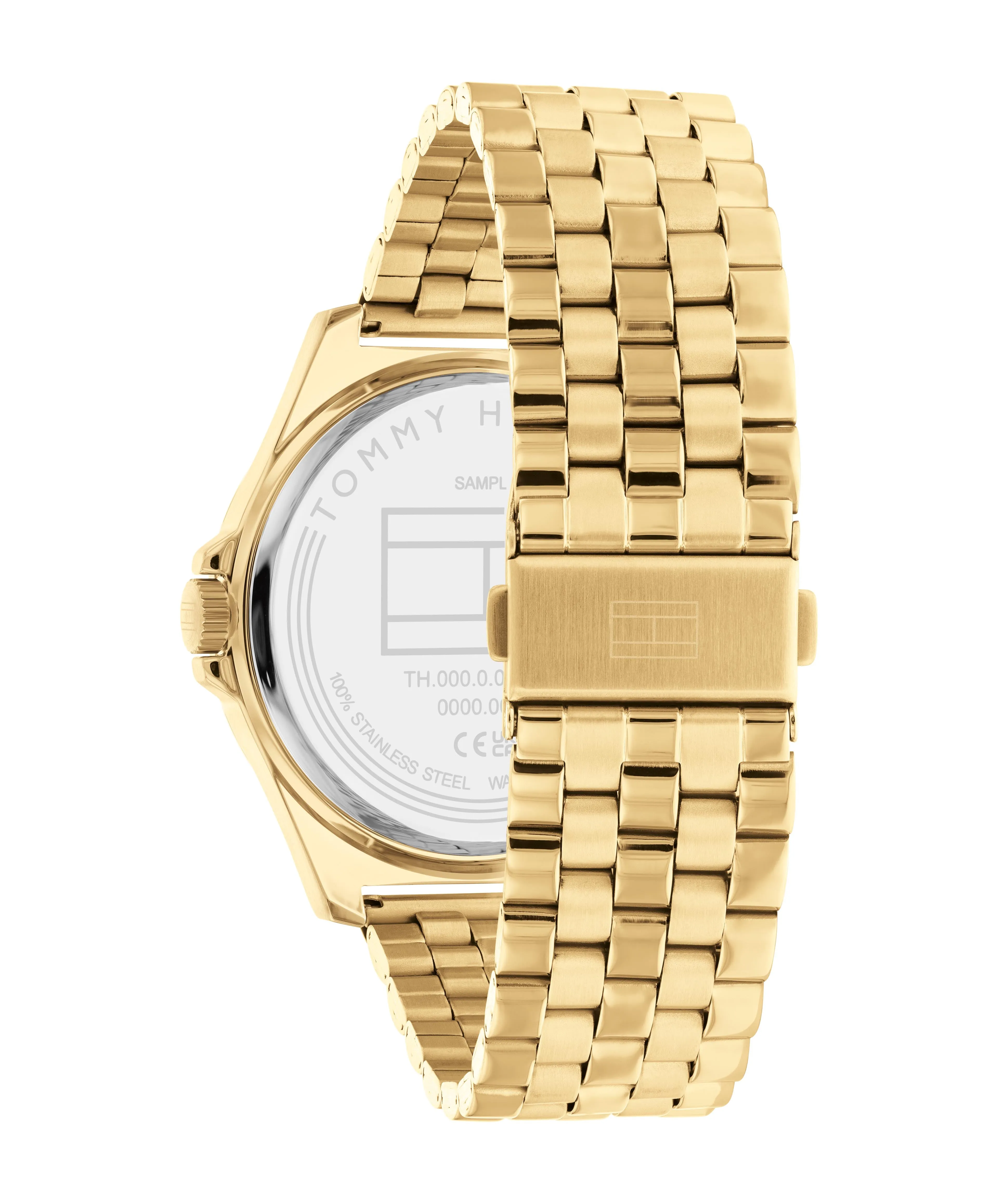 Tommy Hilfiger Yellow Gold Plated Mens Watch 1710546