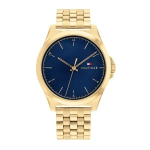 Tommy Hilfiger Yellow Gold Plated Mens Watch 1710546