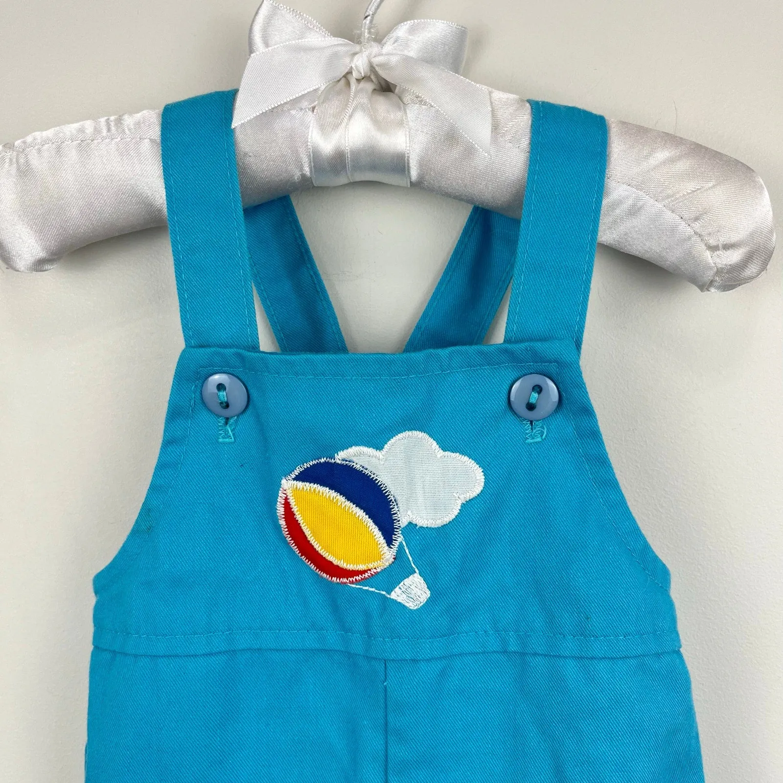 Top Rated Vintage Healthtex Hot Air Balloon Overalls 6 Months USA  Limited Stock!