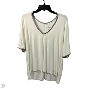 Top Short Sleeve Basic By Pilcro In Green, Size: Xl