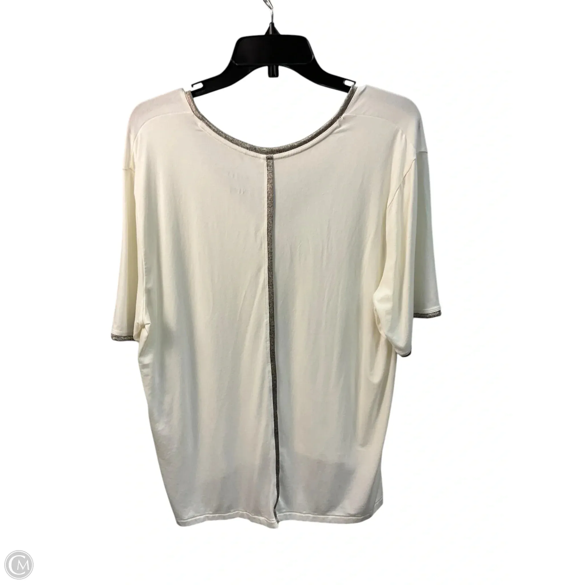 Top Short Sleeve Basic By Pilcro In Green, Size: Xl
