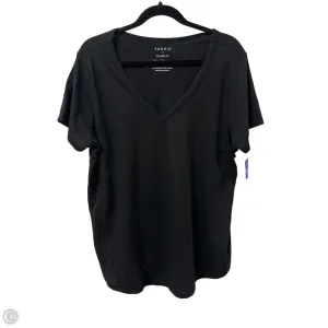 Top Short Sleeve Basic By Torrid In Black, Size: 1x