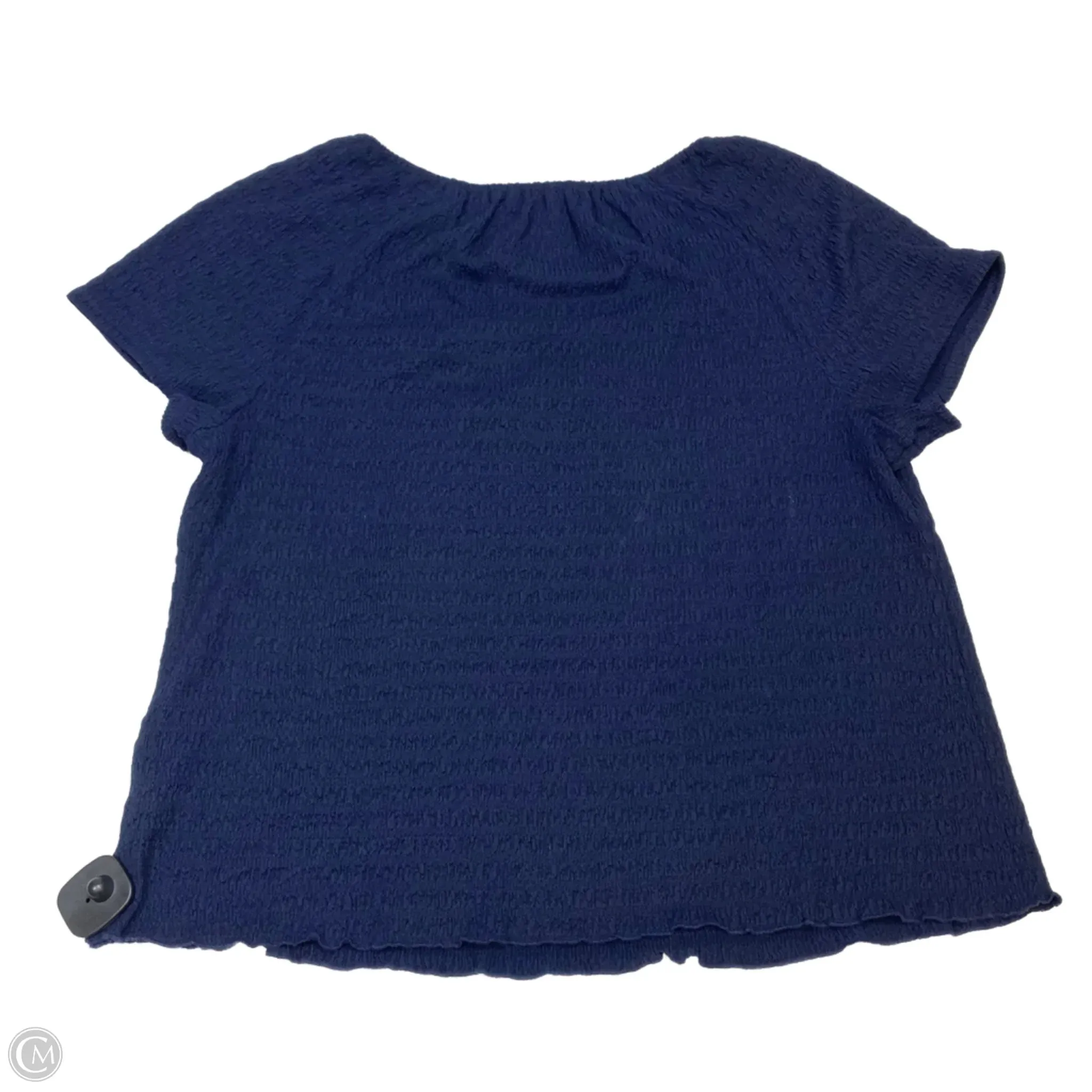 Top Short Sleeve By Lane Bryant In Blue, Size: 3x