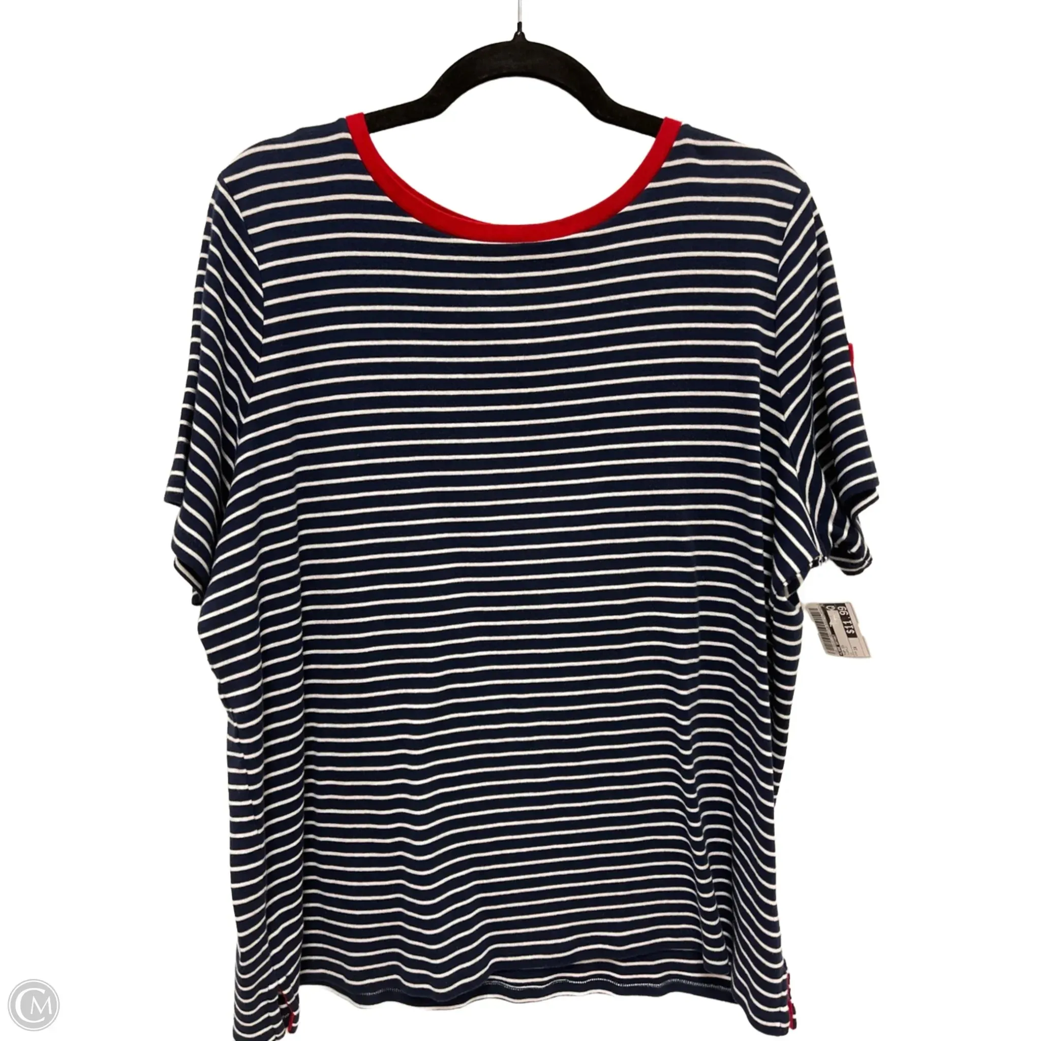 Top Short Sleeve By Lane Bryant In Purple, Size: 3x