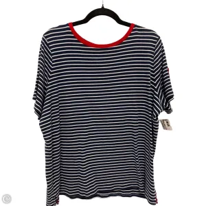 Top Short Sleeve By Lane Bryant In Purple, Size: 3x