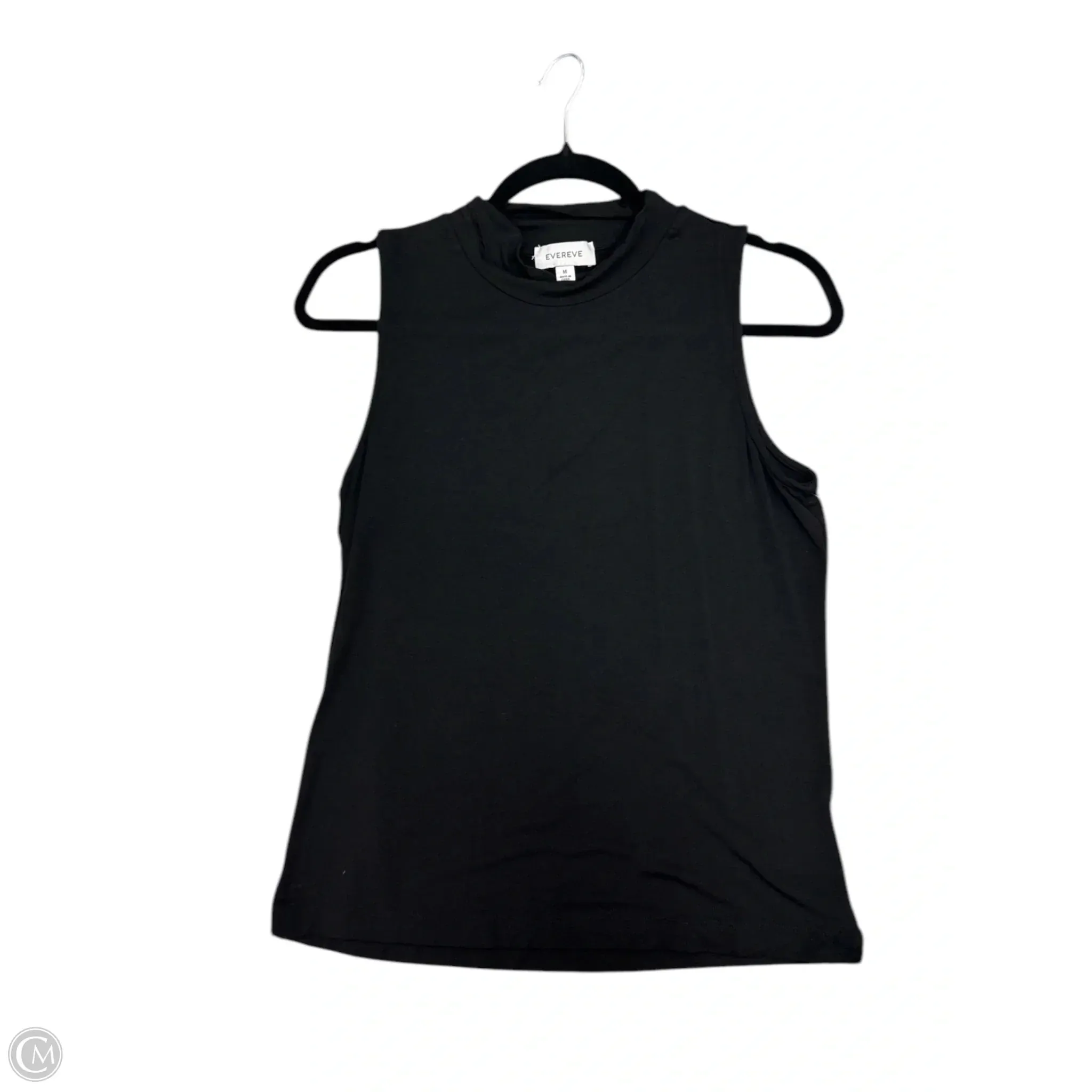 Top Sleeveless By Evereve In Black, Size: M