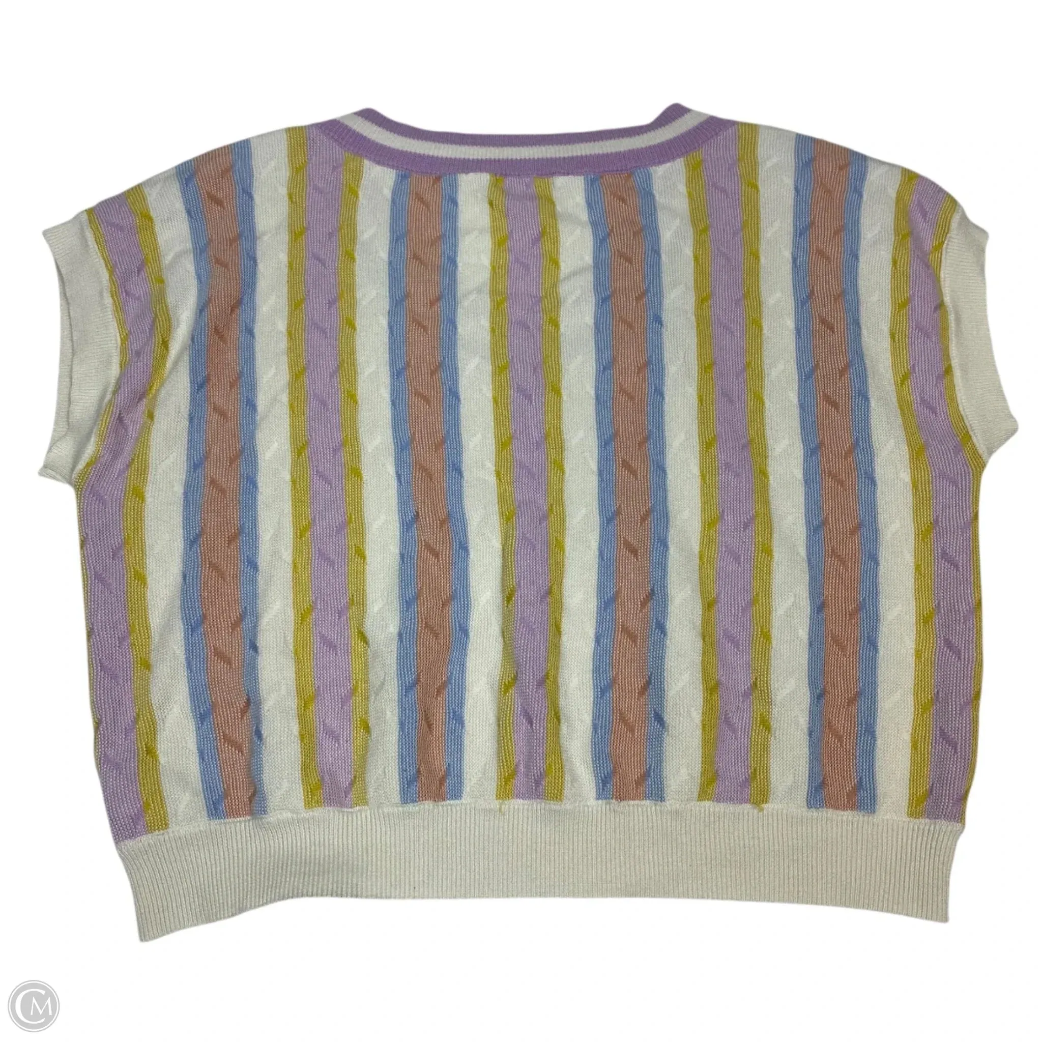Top Sleeveless By Fate In Multi-colored, Size: M