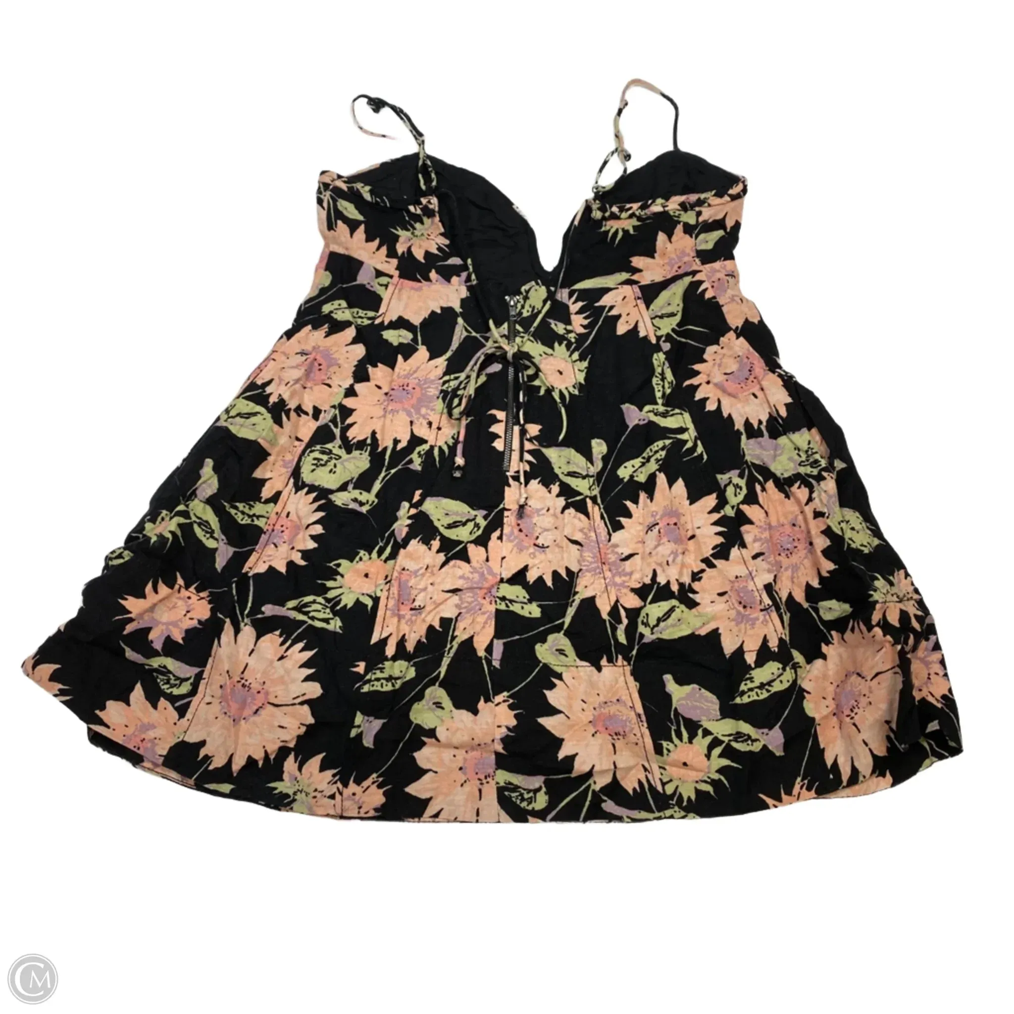 Top Sleeveless By Free People In Black & Pink, Size: S