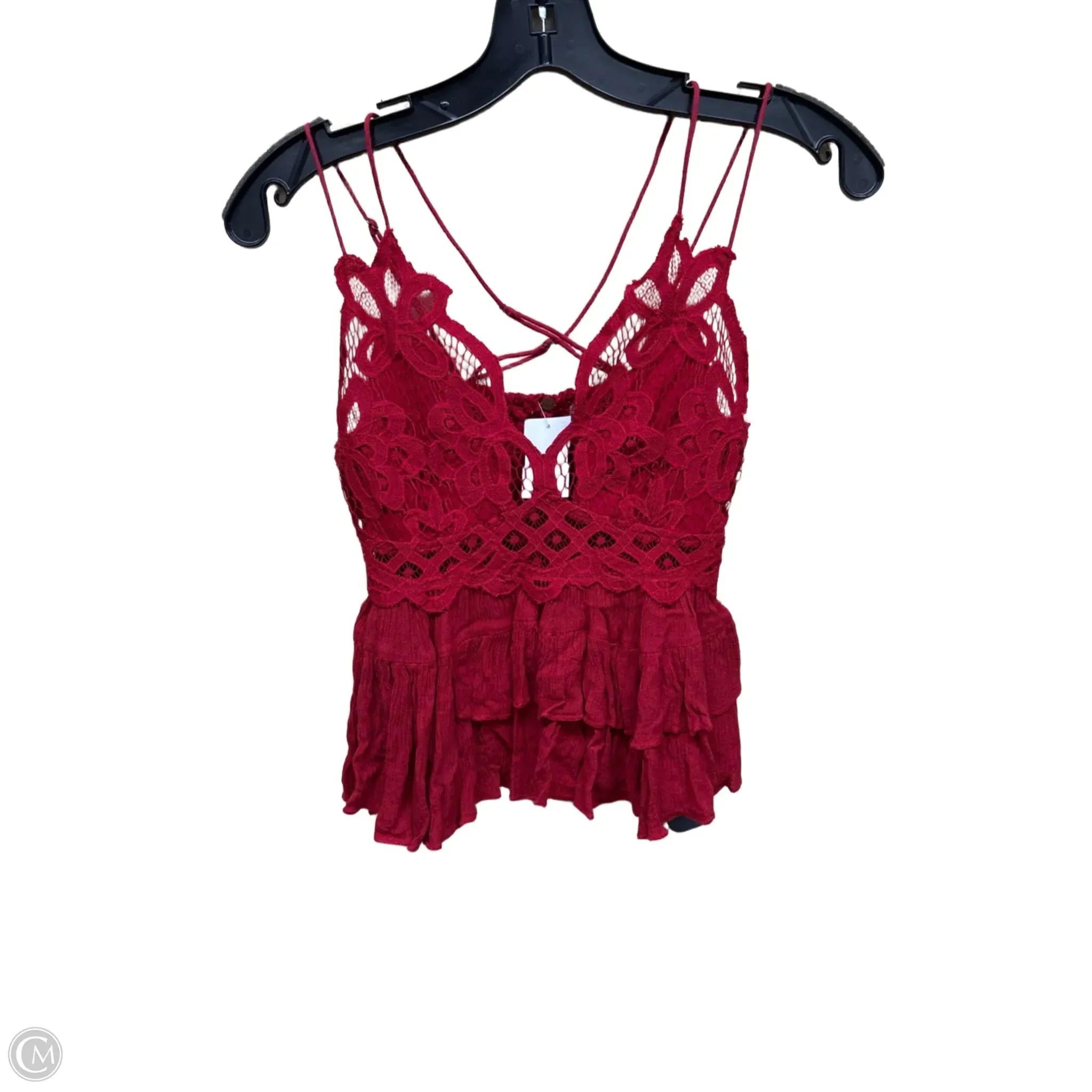 Top Sleeveless By Free People In Red, Size: Xs