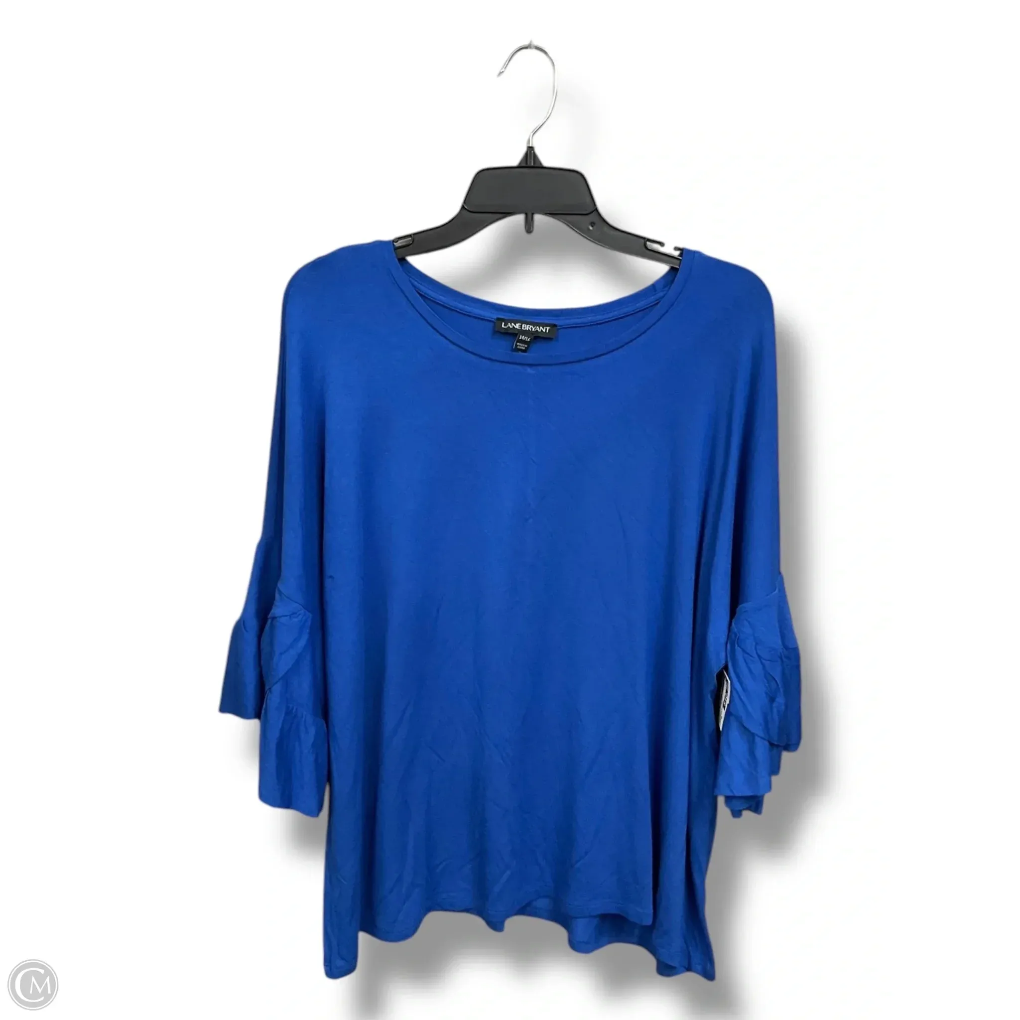 Top Sleeveless By Lane Bryant In Blue, Size: Xl