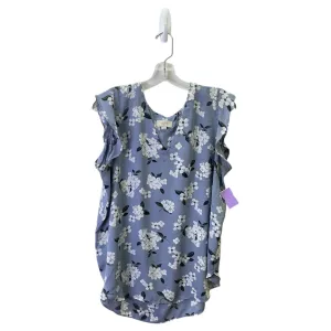 Top Sleeveless By Loft In Blue, Size:Xl