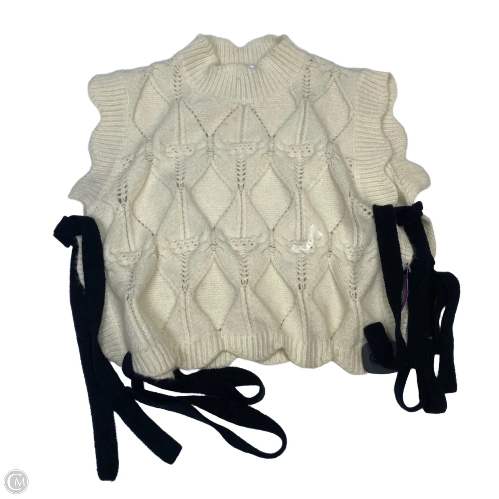 Top Sleeveless By Mable In Cream, Size: S