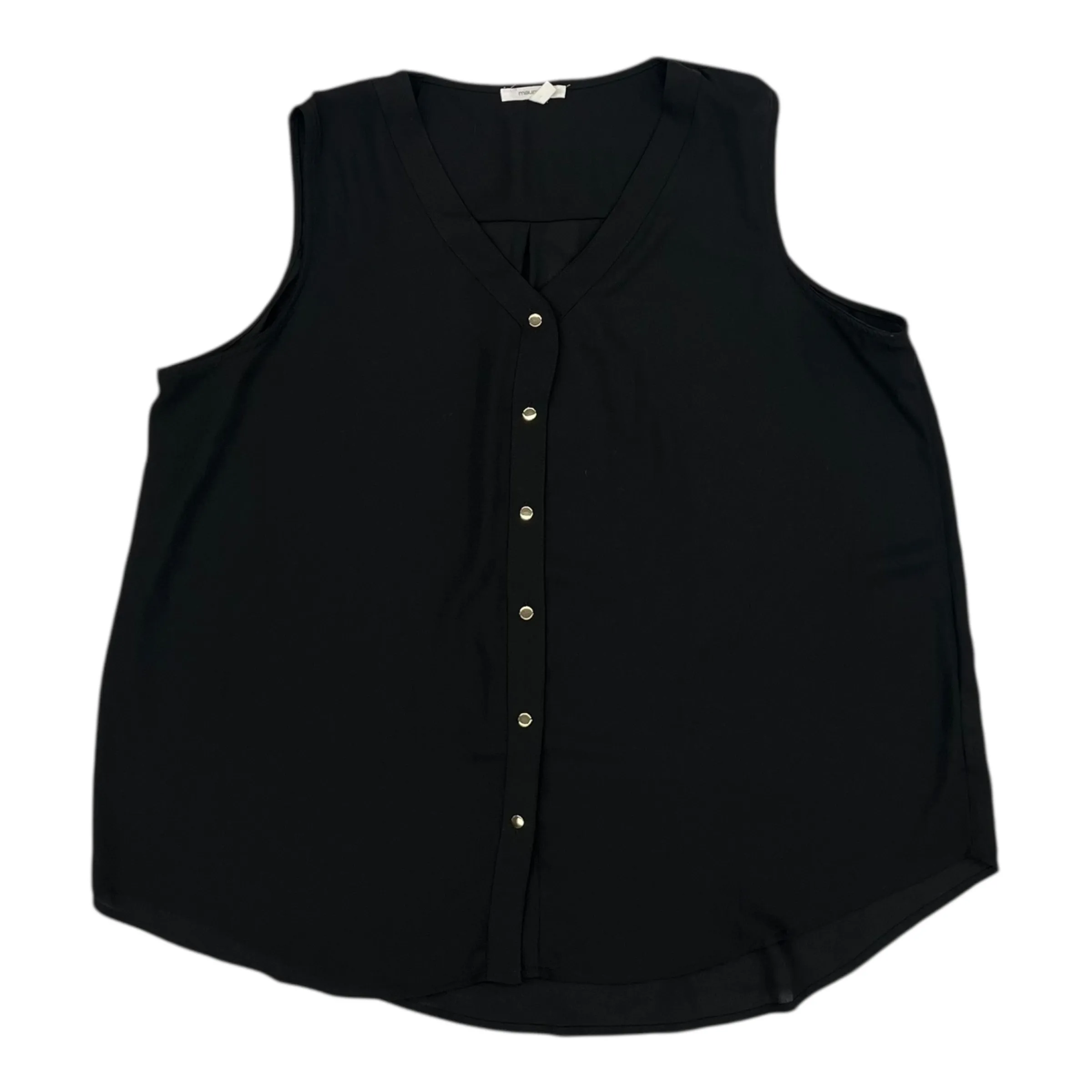 Top Sleeveless By Maurices In Black, Size:Xxl