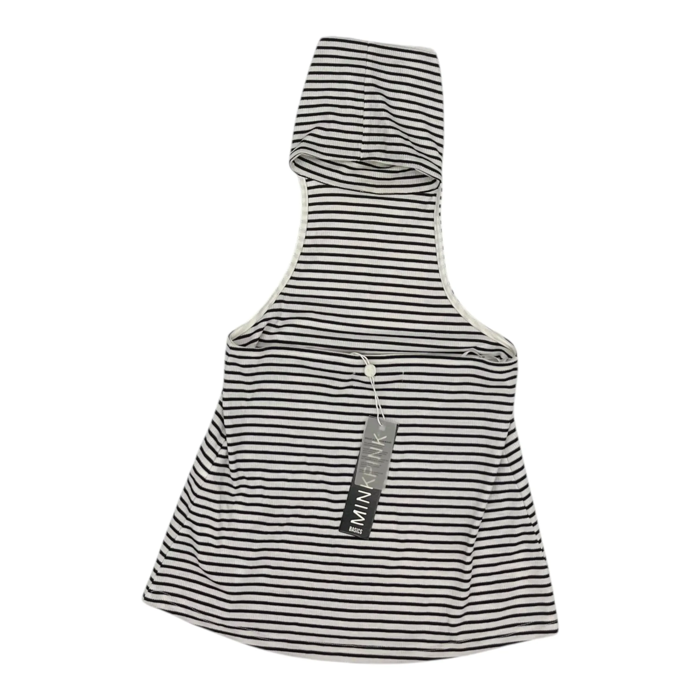 Top Sleeveless By Minkpink In Black & White, Size:Xs