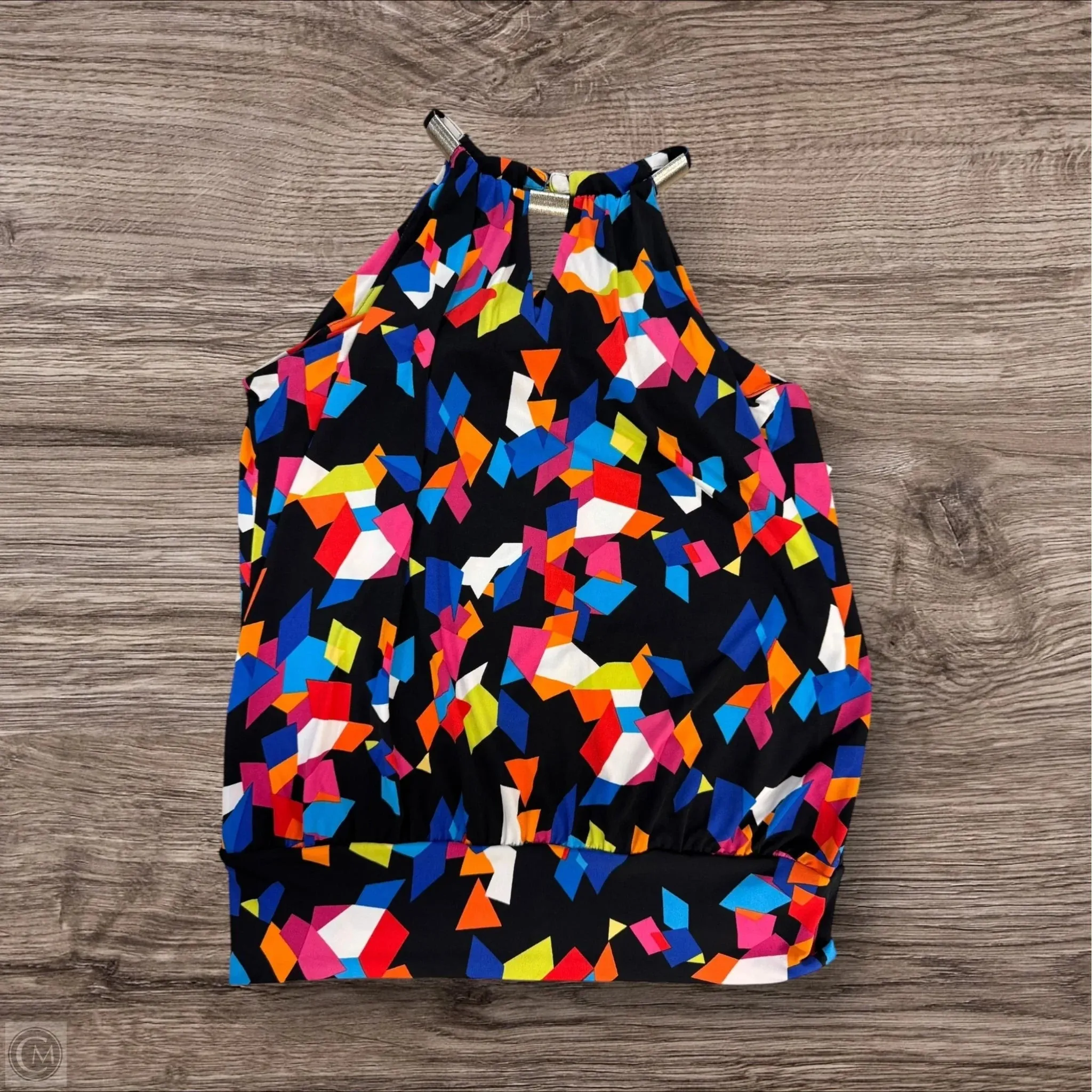 Top Sleeveless By Premise In Multi-colored, Size: S
