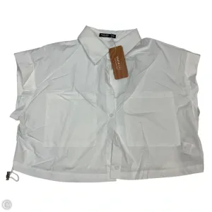 Top Sleeveless By Shein In White, Size: 1x