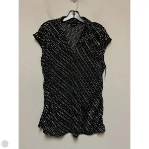 Top Sleeveless By Vince Camuto In Black & White, Size: 2x