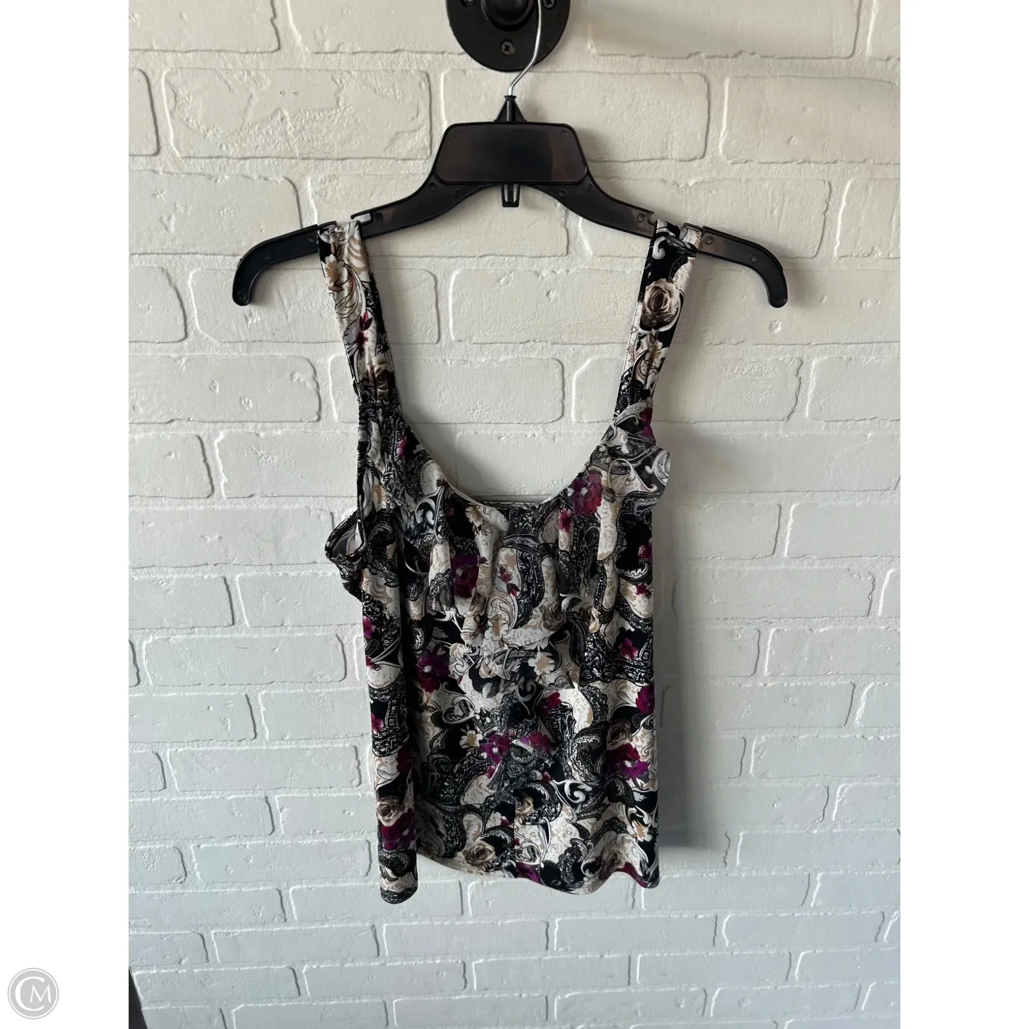 Top Sleeveless By White House Black Market In Black & Brown, Size: L