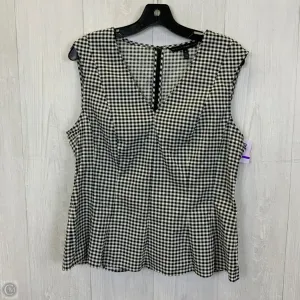 Top Sleeveless By White House Black Market In Black & White, Size: L