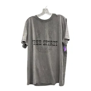 Top Ss Basic By Maurices In Grey, Size:Xl