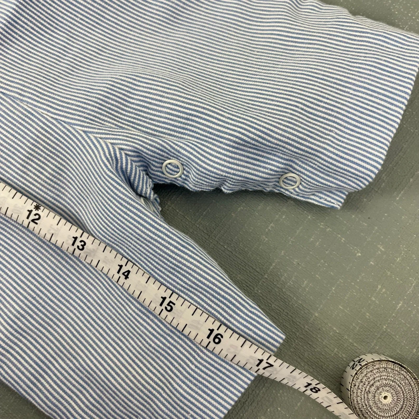 Trending Now Vintage Blue Striped Guard House Overalls 0-3 Months  Dont Miss Out!