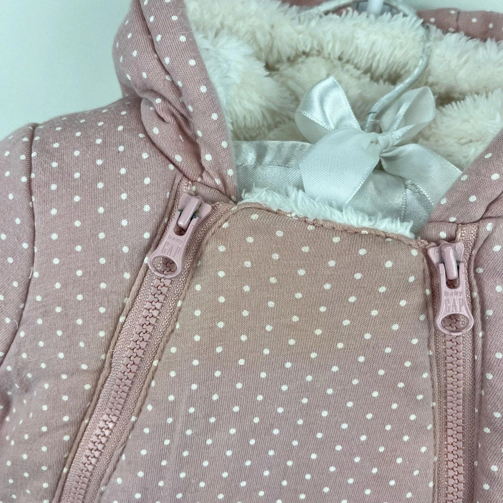Trendy 2025 Baby Gap ColdControl Coziest Bundler Snowsuit Pink 0-3 Months  Almost Gone!