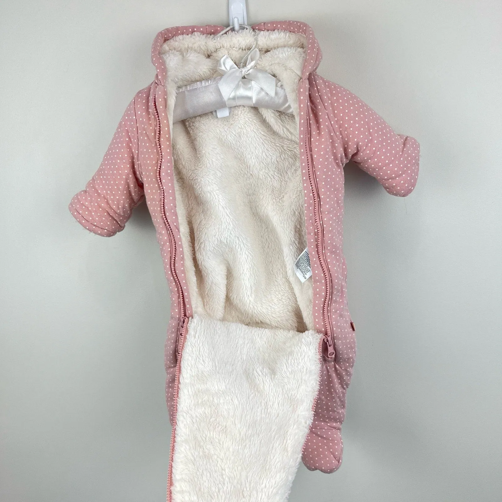 Trendy 2025 Baby Gap ColdControl Coziest Bundler Snowsuit Pink 0-3 Months  Almost Gone!