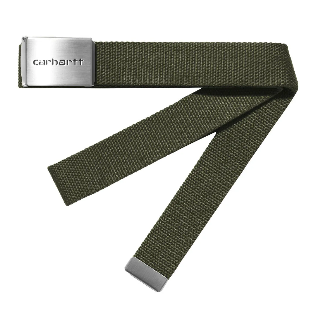 Trendy 2025 Carhartt WIP Clip Belt Office Green  Last Few Pieces!