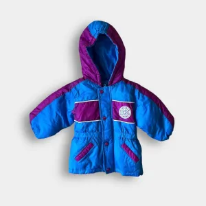 Trendy 2025 Vintage Skyline Hooded Winter Coat 18 Months  Today Only!