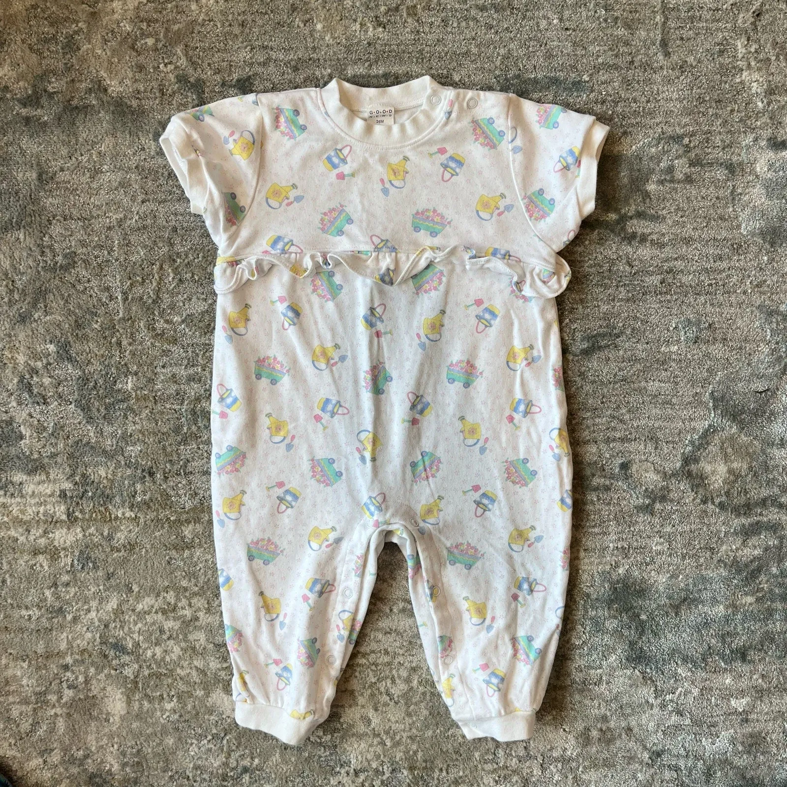 VIP Favorite Vintage Good News Garden Beach Romper 24 Months  Today Only!